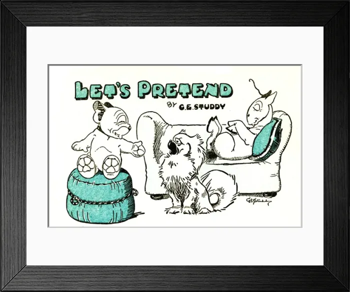 Framed Print : Bonzo Date: 1935 Framed Print : Bonzo Date: 1935