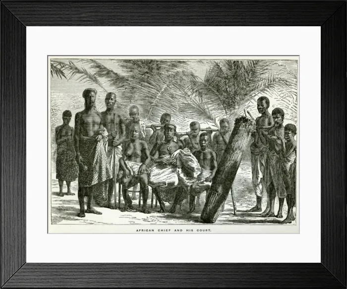 Framed Print : African Tribal Chief Framed Print : African Tribal Chief