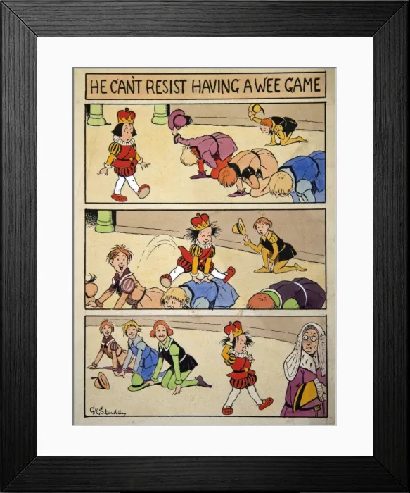 Framed Print : George Ernest Studdy, The Kid Prince Framed Print : George Ernest Studdy, The Kid Prince