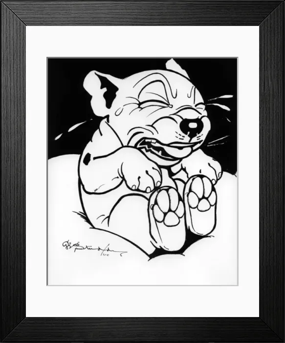 Framed Print : George Ernest Studdy, Bonzo sneezing Framed Print : George Ernest Studdy, Bonzo sneezing