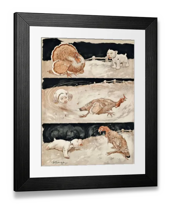 Framed Print : George Ernest Studdy, Saturdays Good Deed Framed Print : George Ernest Studdy, Saturdays Good Deed