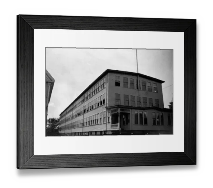 Framed Print : Walker Whitman shoe factory, Campello, Boston Framed Print : Walker Whitman shoe factory, Campello, Boston