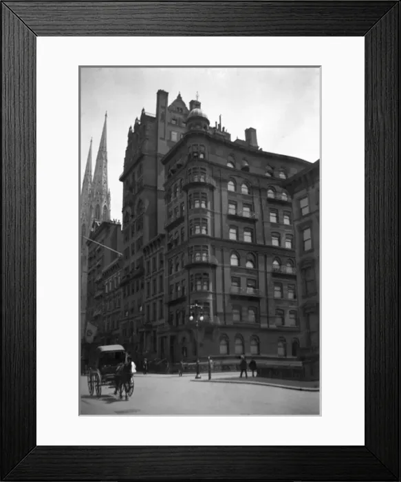 Framed Print : Hotel overlooking StPatricks Cathedral, New York Framed Print : Hotel overlooking StPatricks Cathedral, New York