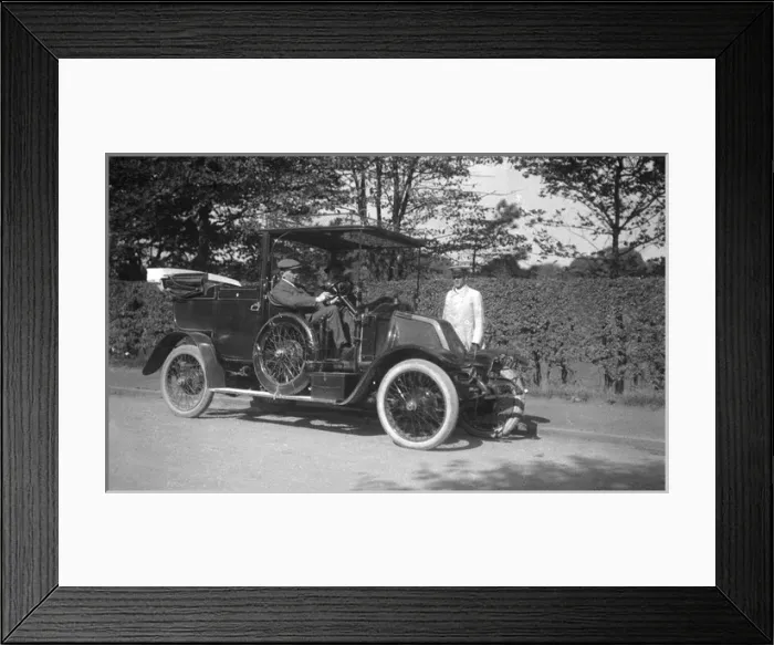 Framed Print : A fine Edwardian automobile Framed Print : A fine Edwardian automobile
