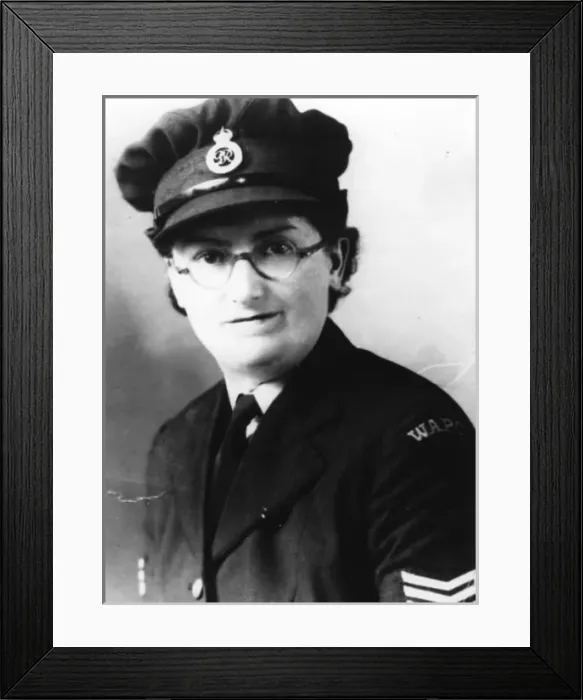 Framed Print : Lily White, Womens Auxiliary Police Corps Framed Print : Lily White, Womens Auxiliary Police Corps
