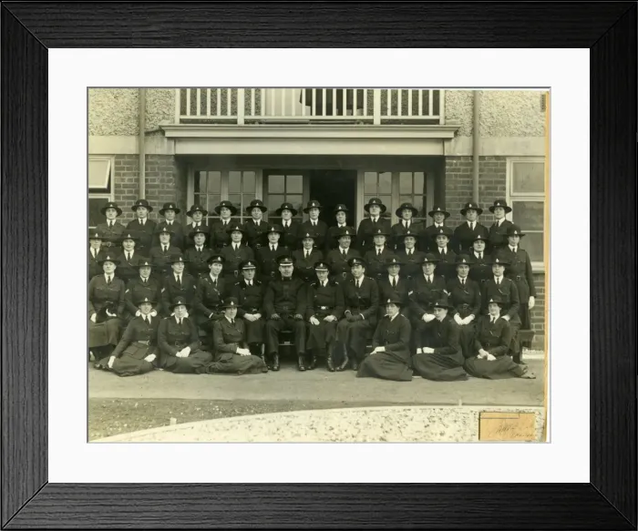 Framed Print : Group photo, women police officers in uniform, WW1 Framed Print : Group photo, women police officers in uniform, WW1