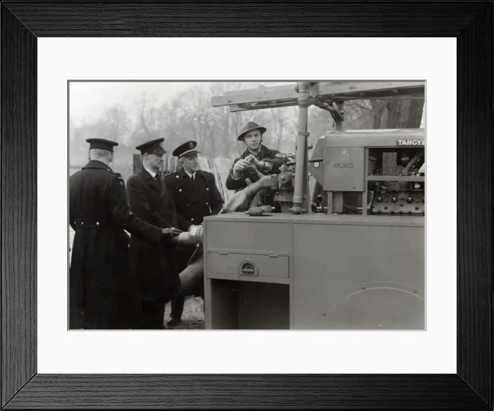Framed Print : Canadian Fire Chief Huff Framed Print : Canadian Fire Chief Huff