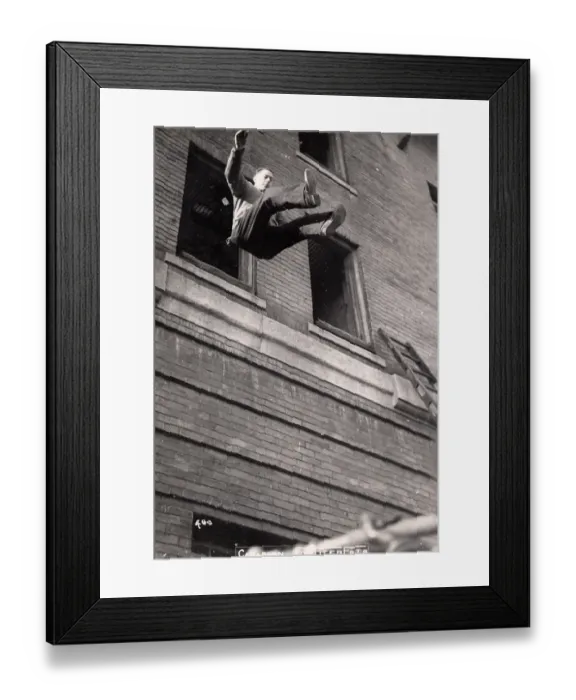 Framed Print : Training from a tower Framed Print : Training from a tower