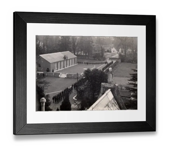 Framed Print : The new fire station in Plymouth for the Canadians Framed Print : The new fire station in Plymouth for the Canadians