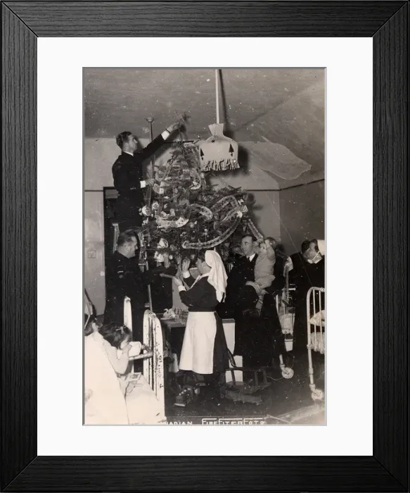 Framed Print : Christmas Hospital visit Framed Print : Christmas Hospital visit