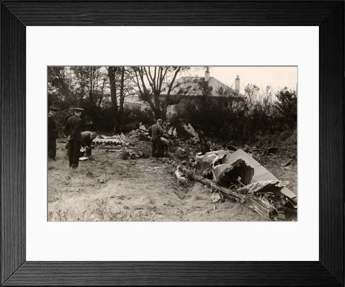 Framed Print : Aircraft crash Framed Print : Aircraft crash