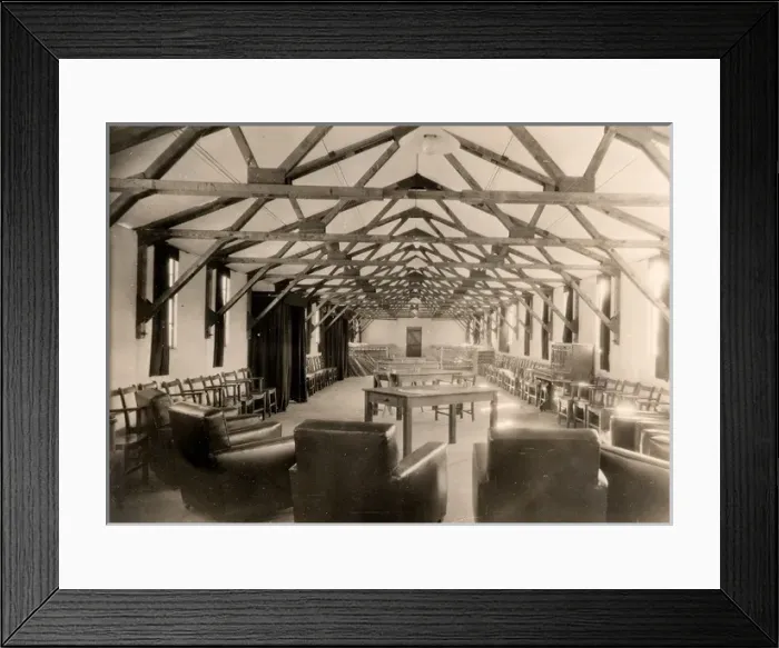 Framed Print : CCFF leisure area / mess hut, Portsmouth Framed Print : CCFF leisure area / mess hut, Portsmouth