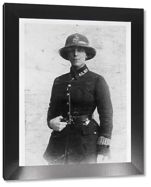 Woman police officer Beatrice Wills, London