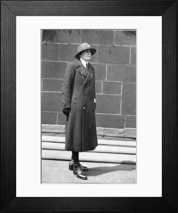 Framed Print : Woman police officer, Inspector Lily Dawes, London Framed Print : Woman police officer, Inspector Lily Dawes, London