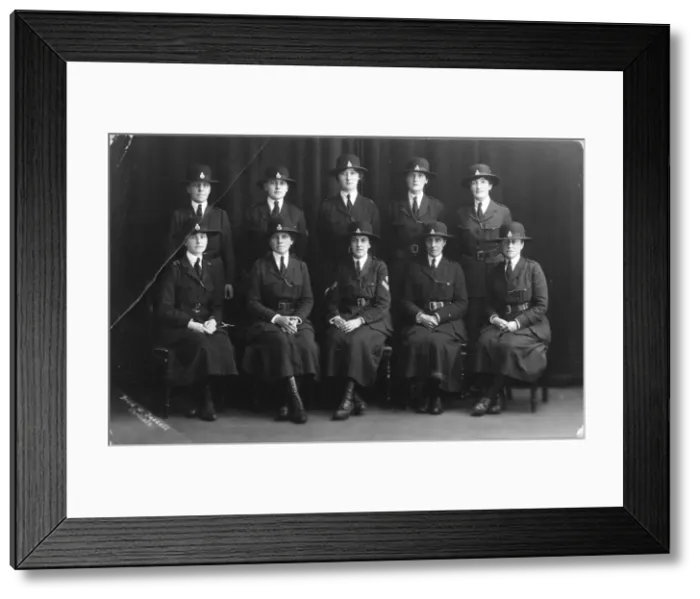 Framed Print : Group photo, women police officers, Carlisle Framed Print : Group photo, women police officers, Carlisle