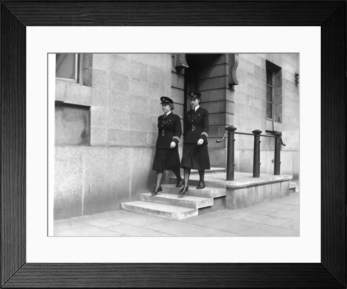 Framed Print : Two women police officers, London Framed Print : Two women police officers, London