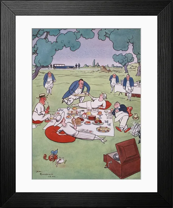 Framed Print : One Kind of Picnic - Another by H. M. Bateman 1 of 2 Framed Print : One Kind of Picnic - Another by H. M. Bateman 1 of 2