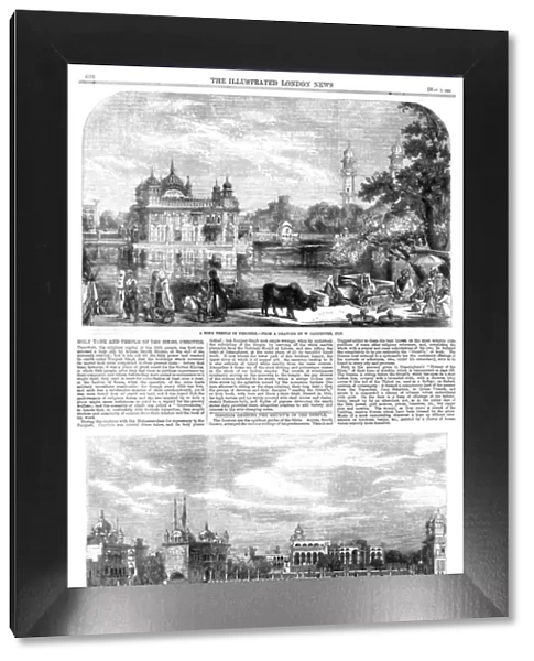 The Golden Temple, Amritsar, ILN 1858