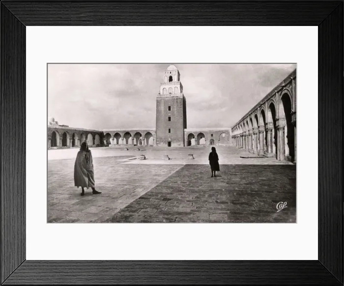 Framed Print : Inside the Grand Mosque at Kairouan, Tunisia, North Africa Framed Print : Inside the Grand Mosque at Kairouan, Tunisia, North Africa