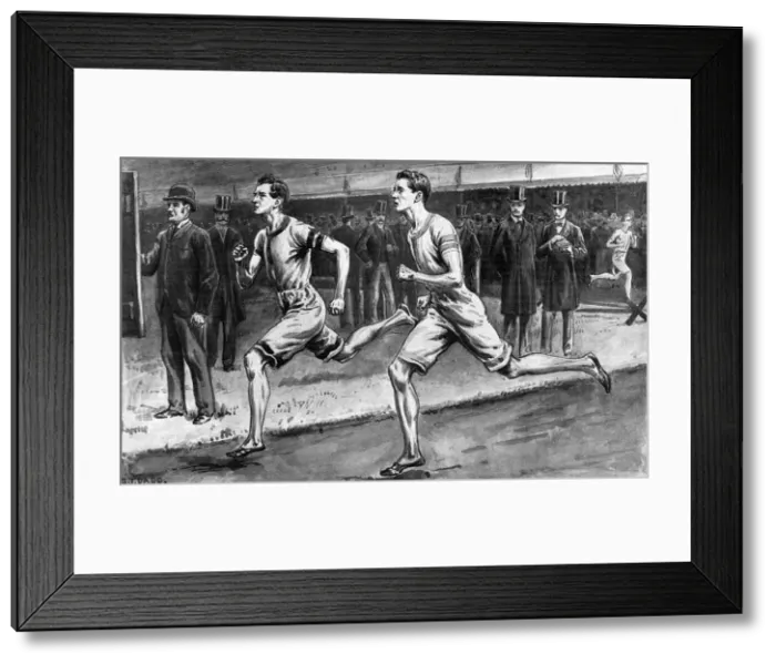 Framed Print : University Sports - The three miles: Freemantle Framed Print : University Sports - The three miles: Freemantle