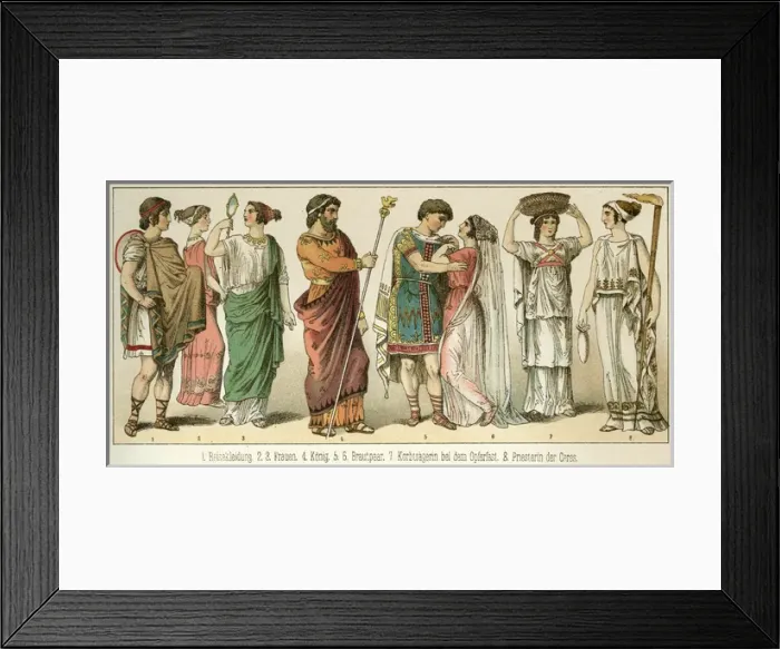 Framed Print : Ancient Greece costume Framed Print : Ancient Greece costume