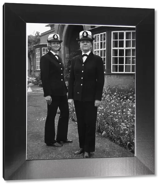 Two women police officers in new Surrey uniform