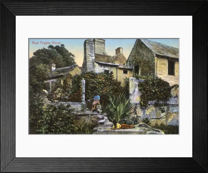 Framed Print : Aunt Peggies House, Bermuda Framed Print : Aunt Peggies House, Bermuda