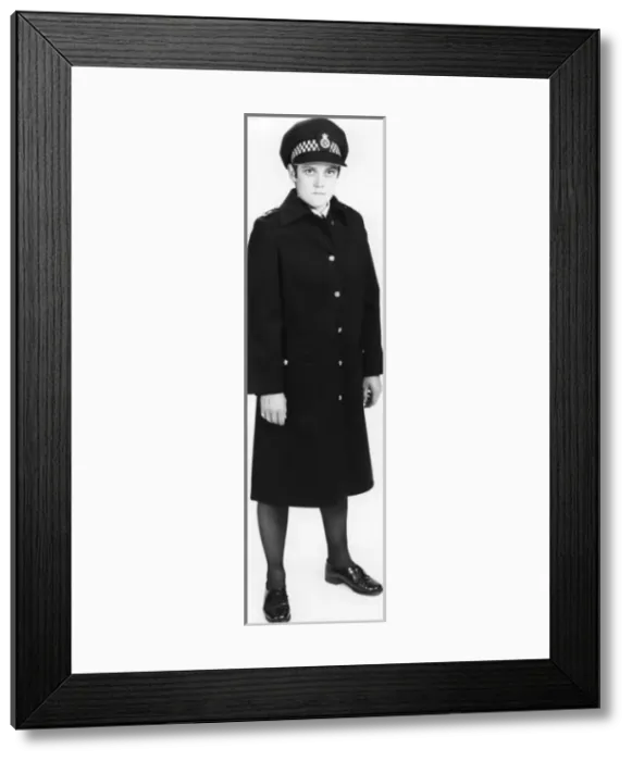 Framed Print : Woman police officer in updated uniform, London Framed Print : Woman police officer in updated uniform, London