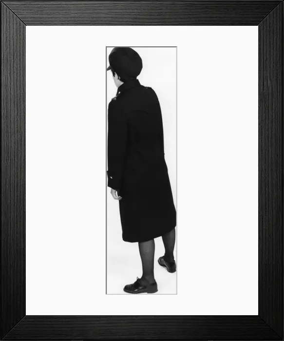 Framed Print : Woman police officer in updated uniform, London Framed Print : Woman police officer in updated uniform, London