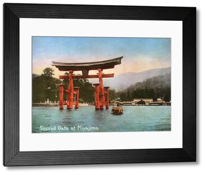 Framed Print : Famous floating Torii of the Itsukushima Shrine, Japan Framed Print : Famous floating Torii of the Itsukushima Shrine, Japan