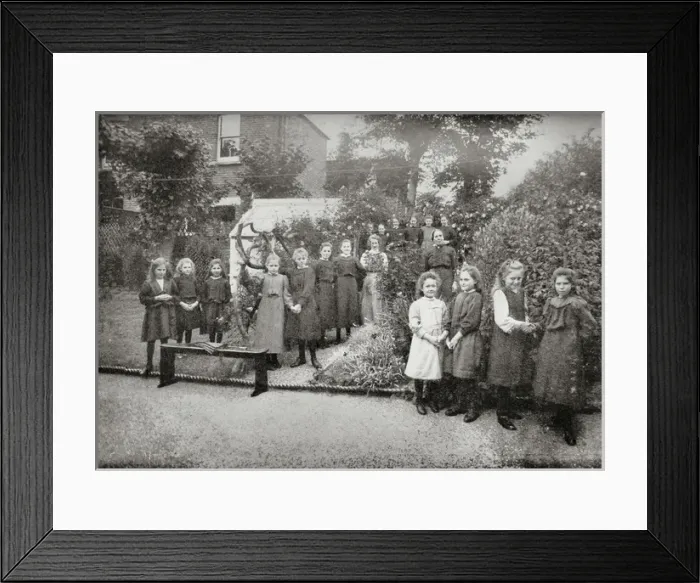 Framed Print : Mount Hermon Home for Girls, Hastings, Sussex - Garden Framed Print : Mount Hermon Home for Girls, Hastings, Sussex - Garden