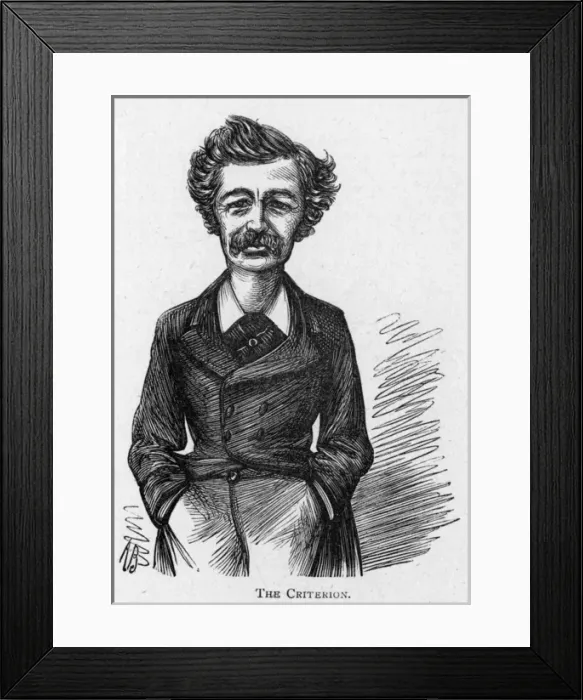 Framed Print : Caricature of the actor and theatre manager Charles Wyndham Framed Print : Caricature of the actor and theatre manager Charles Wyndham