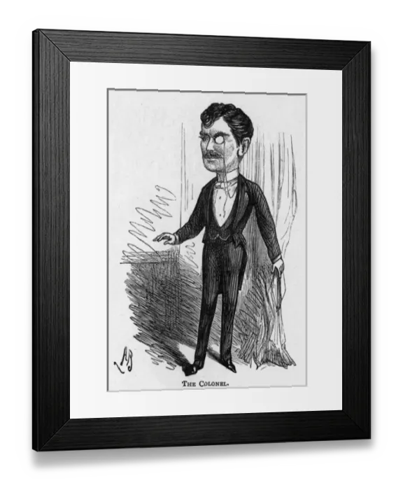 Framed Print : Caricature of the actor Charles Coghlan Framed Print : Caricature of the actor Charles Coghlan