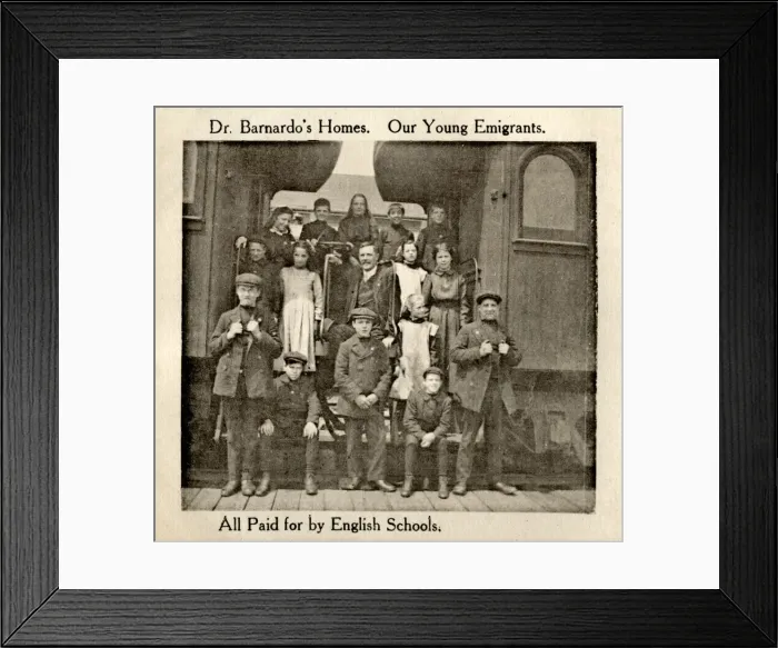 Framed Print : Barnardos Emigrants in Canada Framed Print : Barnardos Emigrants in Canada