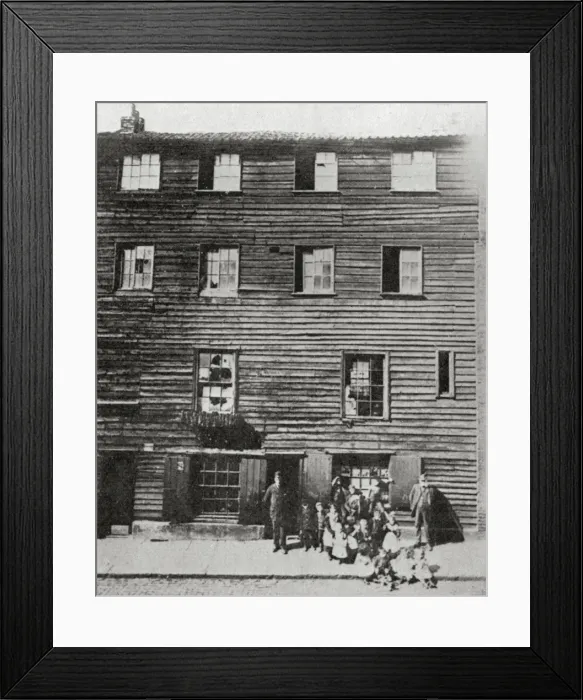 Framed Print : Church Extension Association Mission House, Shoreditch, Lond Framed Print : Church Extension Association Mission House, Shoreditch, Lond