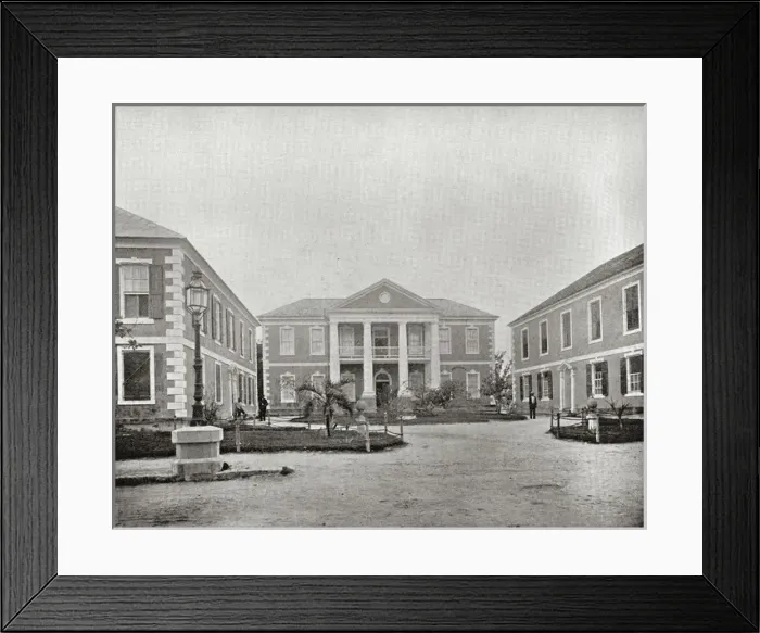 Framed Print : Government Buildings, Nassau, Bahamas Framed Print : Government Buildings, Nassau, Bahamas