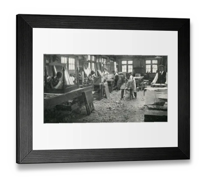 Framed Print : National Childrens Home, Harpenden - Carpentry Framed Print : National Childrens Home, Harpenden - Carpentry