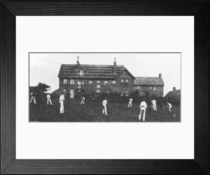 Framed Print : Standon Boys Farm Home, Eccleshall, Staffordshire - Cricket