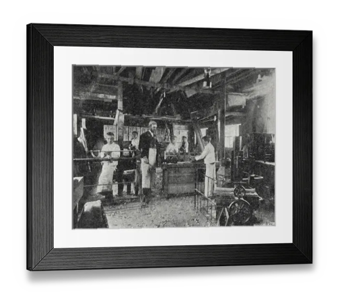 Framed Print : Standon Boys Farm Home, Eccleshall, Staffordshire - Carpent Framed Print : Standon Boys Farm Home, Eccleshall, Staffordshire - Carpent