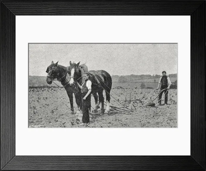 Framed Print : Standon Boys Farm Home, Eccleshall, Staffordshire - Ploughi Framed Print : Standon Boys Farm Home, Eccleshall, Staffordshire - Ploughi