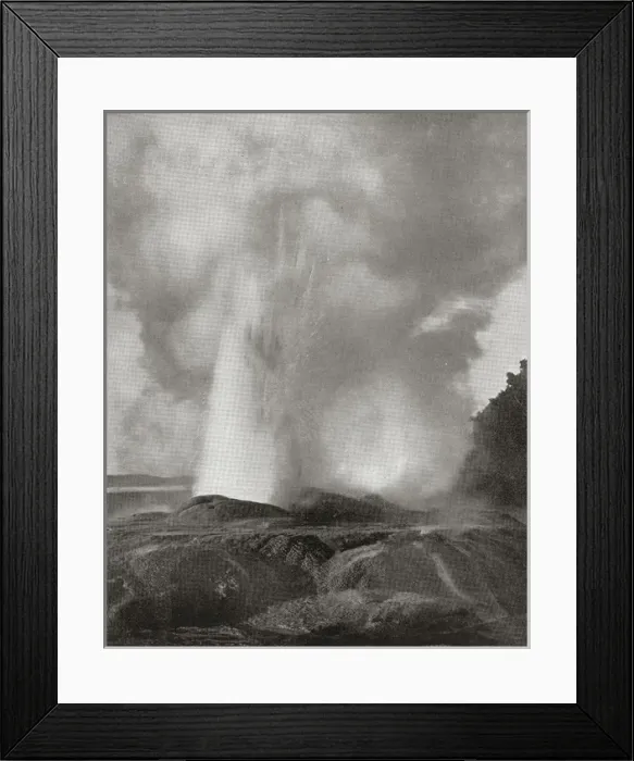 Framed Print : Waikite Geyser, Ohinemutu, New Zealand Framed Print : Waikite Geyser, Ohinemutu, New Zealand