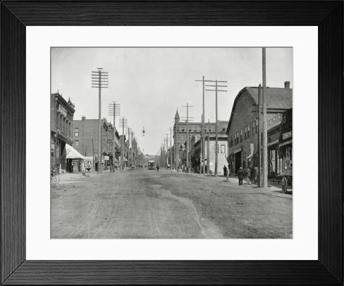 Framed Print : Main Street, Butte, Montana, USA