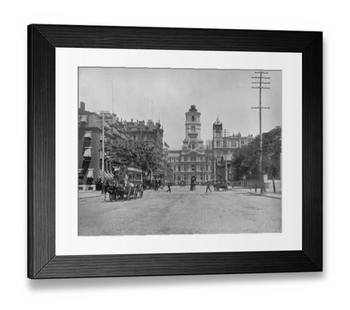 Framed Print : Broad Street, Philadelphia, Pennsylvania, USA Framed Print : Broad Street, Philadelphia, Pennsylvania, USA