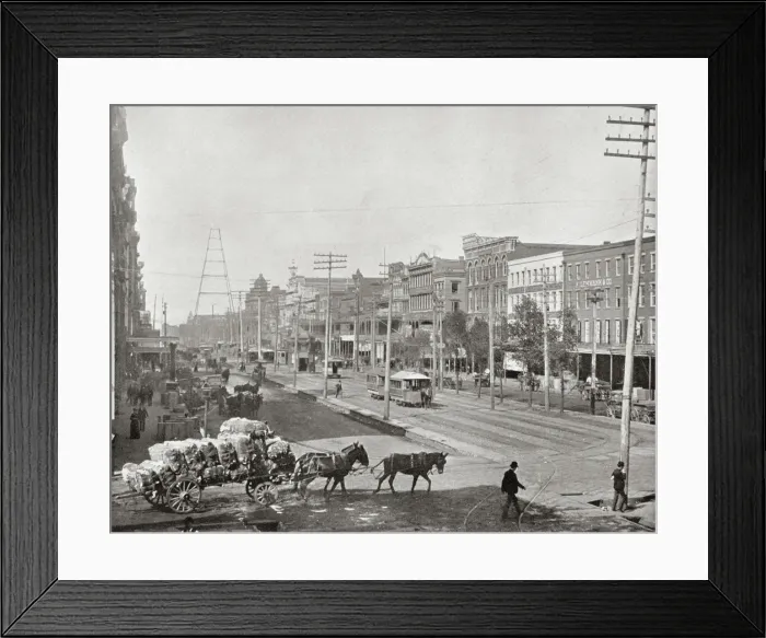 Framed Print : Canal Street, New Orleans, Louisiana, USA Framed Print : Canal Street, New Orleans, Louisiana, USA