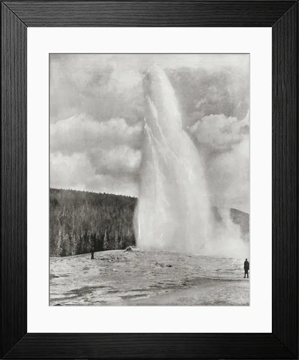 Framed Print : Geyser in Yellowstone Park, Colorado, USA Framed Print : Geyser in Yellowstone Park, Colorado, USA