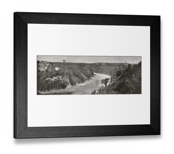 Framed Print : Niagara Cantilever Bridge Framed Print : Niagara Cantilever Bridge