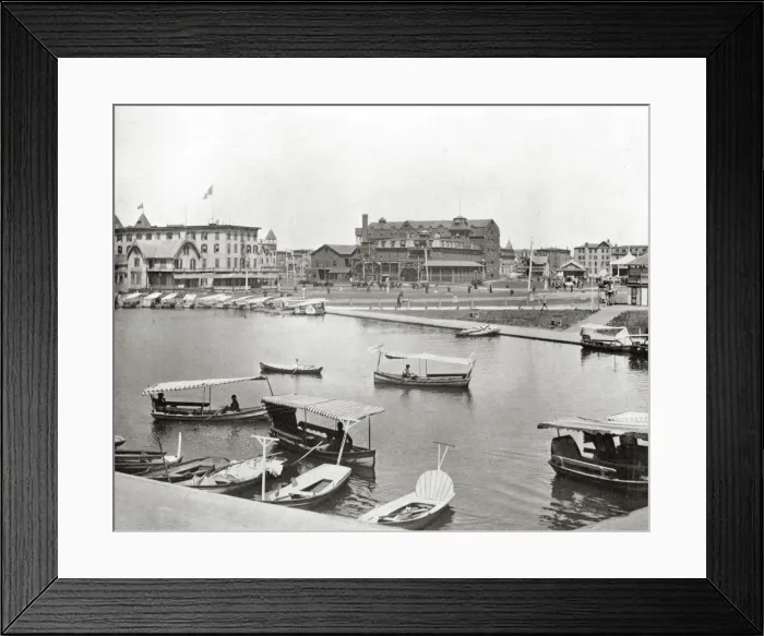 Framed Print : Wesley Lake, New Jersey, USA Framed Print : Wesley Lake, New Jersey, USA