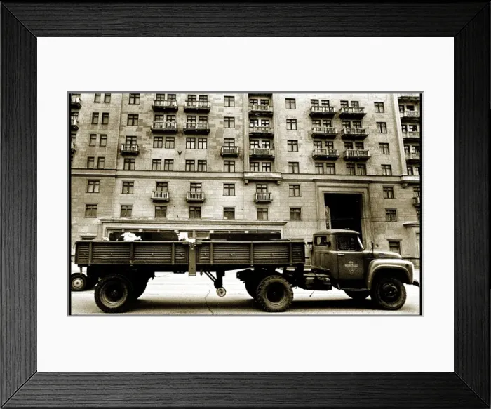 Framed Print : Russian lorry, Moscow Framed Print : Russian lorry, Moscow