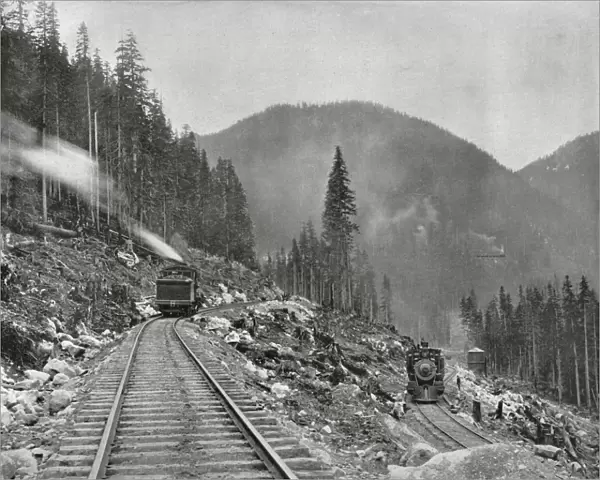 Switchback on the Great Northern Railway, Washington State