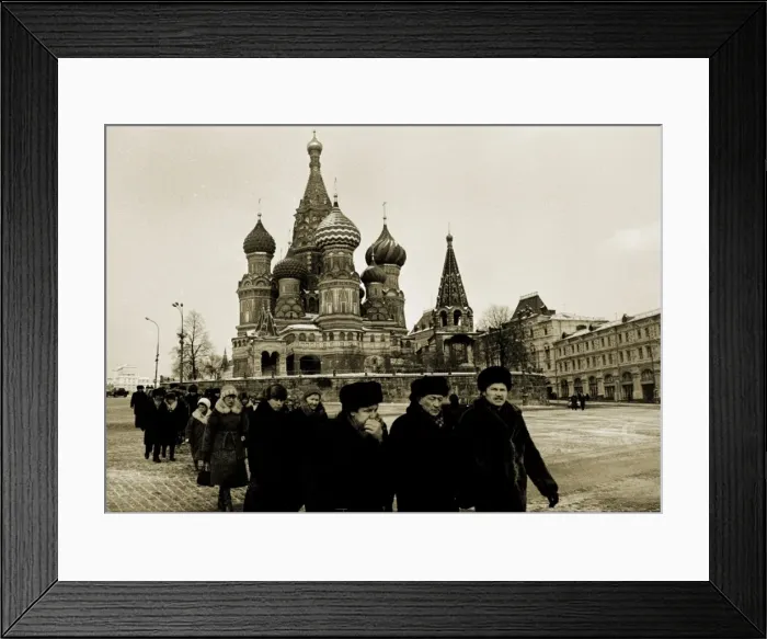 Framed Print : Tourists near St. Basils Cathedral, Red Square, Moscow Framed Print : Tourists near St. Basils Cathedral, Red Square, Moscow